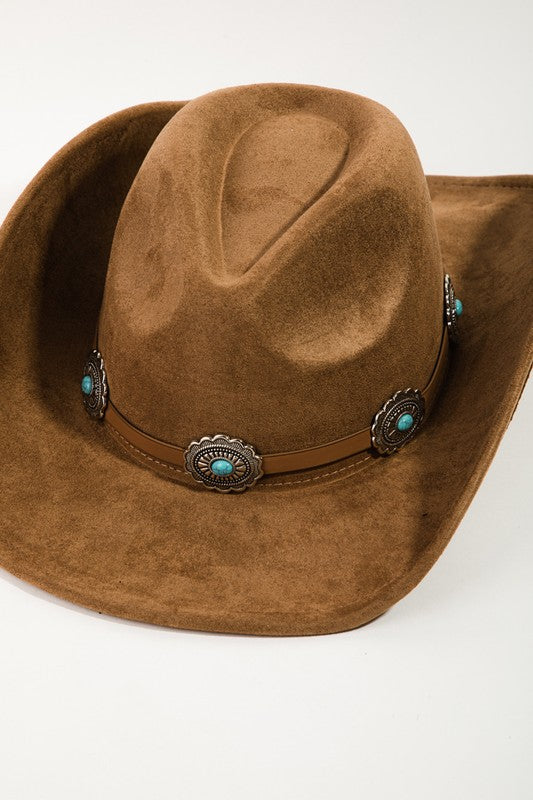 Medallion Disc Cowboy Hat