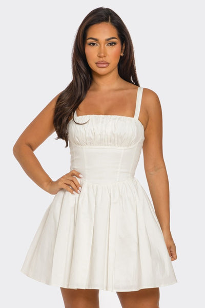 Milkmaid Aline Mini Dress White / Large