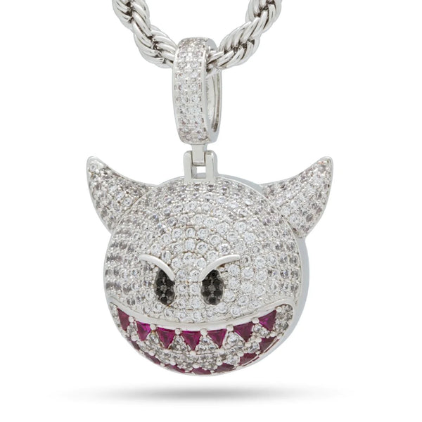 送料関税込【King Ice】Devil Emoji Devil Emoji Necklace | Emoji Collection | King Ice