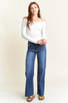 High Rise Clean Wide Leg