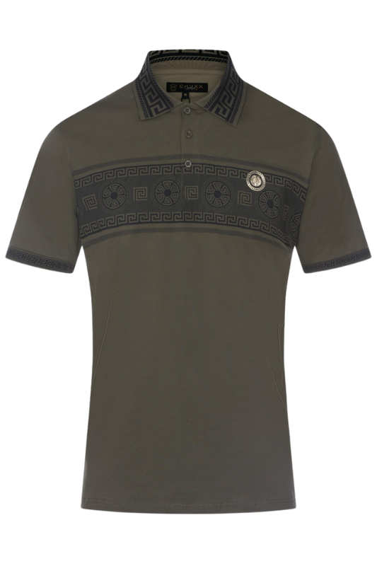 Geo Trim & Chest Strip Polo