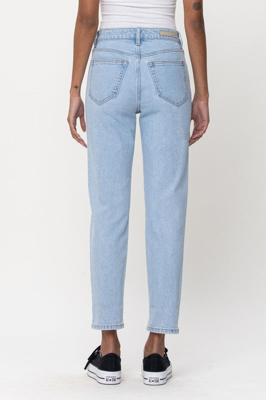 High Rise Slim Straight