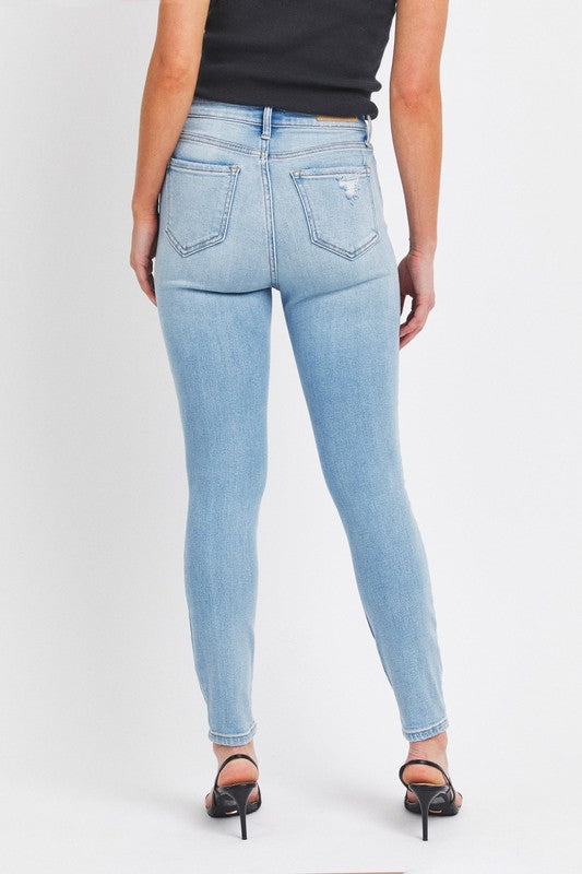 11" High Rise Ankle Skinny