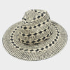 Weave Pattern Straw Hat