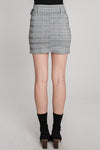 Check Zip Millennium Skirt