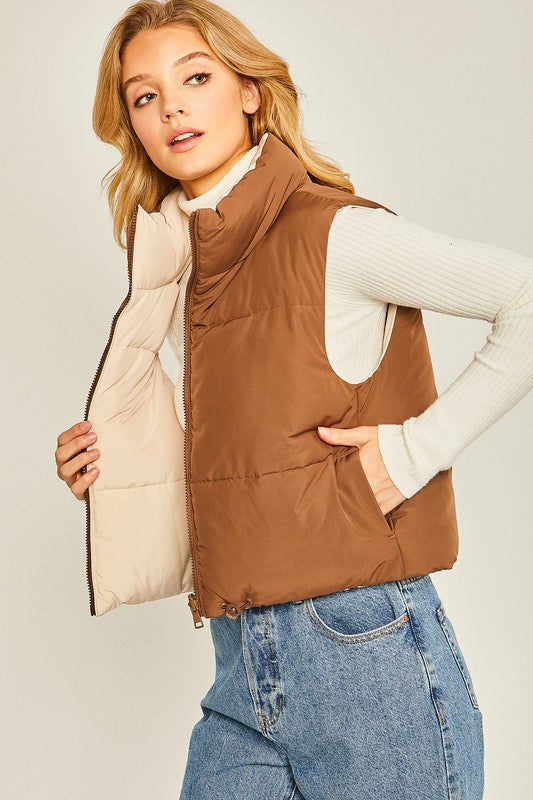 Solid Reversible Vest