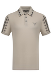 Aztec Collar/Sleeve Trim Polo