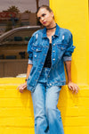 Destructed Oversized Denim Jacket