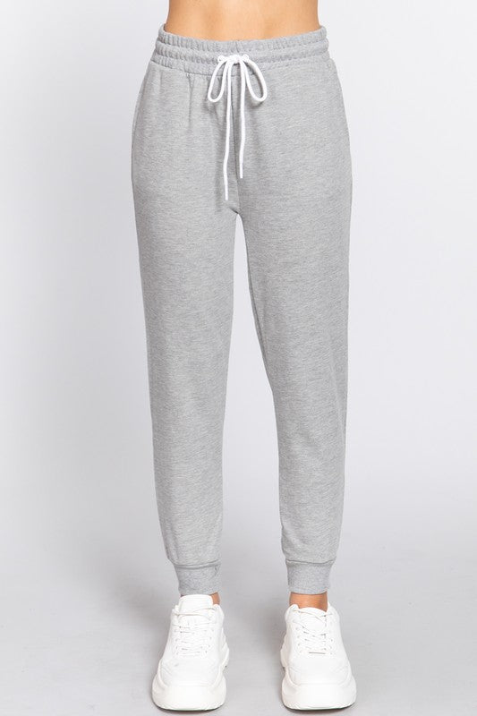 Tie Waist Sweatpant