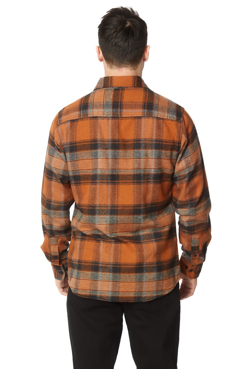 Plaid Long Sleeve Flannel Shirt