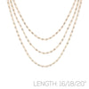 Layer-3 Pearl Diamond Necklace