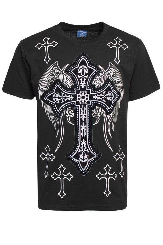 Angel Rhinestone Graphic Tee