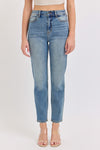 High Rise Clean Mom Jean