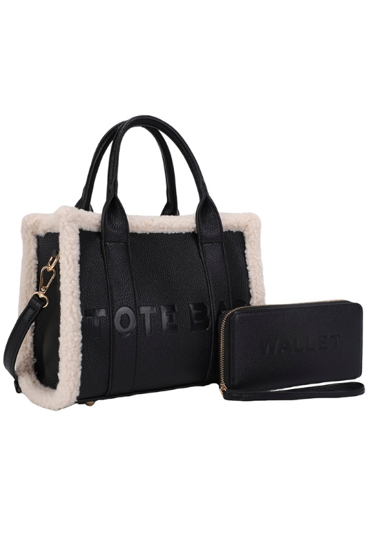 Sherpa THE TOTE BAG Handle Bag and Wallet Set