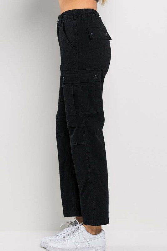 Side Pocket Twill Cargo Pant