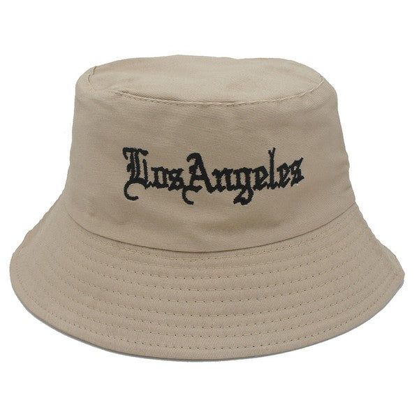 Los Angeles Embroider Bucket Hat
