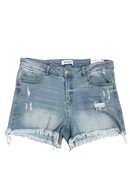 Mid Rise Destructed Fray Short