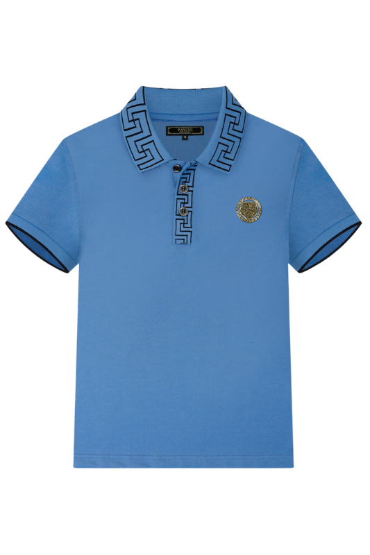 Cougar Crystal Head Geo Trim Polo