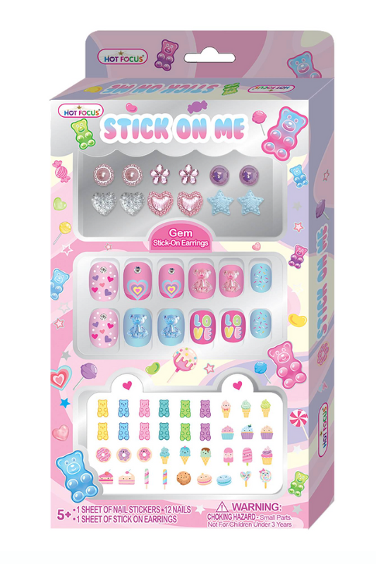 Stick On Me Gummy Bear Press On Nails Set