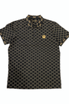 CC Allover with Medallion Detail Polo