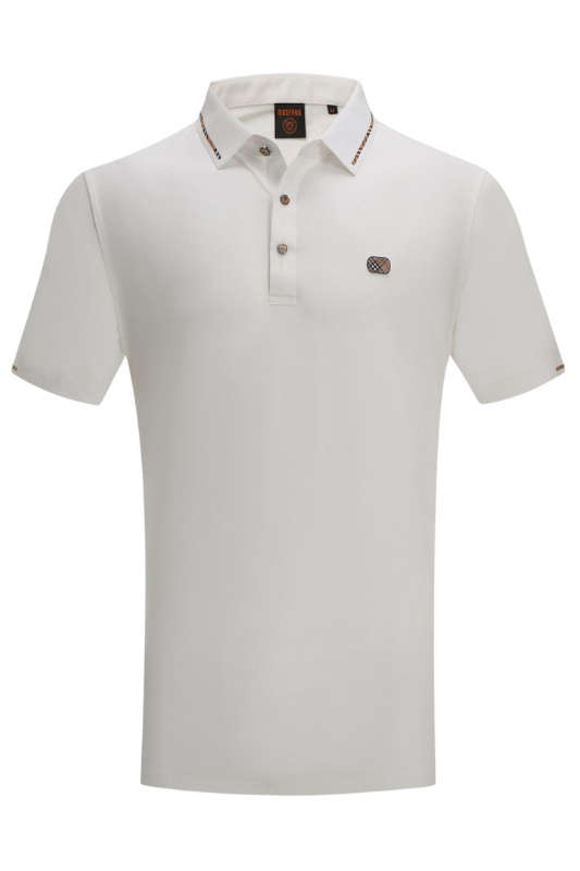 Plaid Cylinder Detail w/Plaid Trim Polo