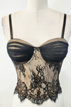 Nude Illusion Lace Corset Top