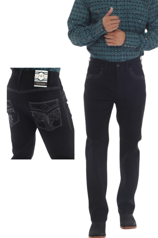 Arrowhead Embroidered Bootcut Denim
