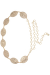Bull Horns Plaque Chain Belt