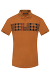 Plaid B Emblem Polo