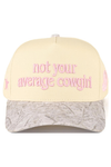 Not Your Average Cowgirl Hat Beige and Light Camo