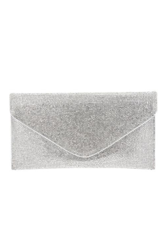 Crystal Envelope Clutch Bag