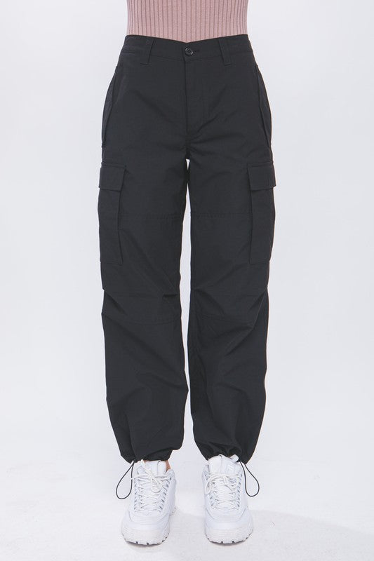 Cargo Elastic Waist Band Pant