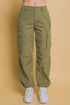 Cargo Elastic Waist Band Pant