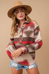 Western Aztec Pattern Pullover