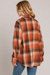 Plaid Brushed Oversized Shacket