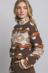 Aztec Sherpa Full Zip Jacket