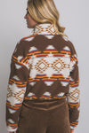 Aztec Sherpa Full Zip Jacket