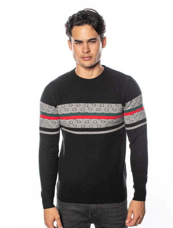 CC Stripe Crew Sweater