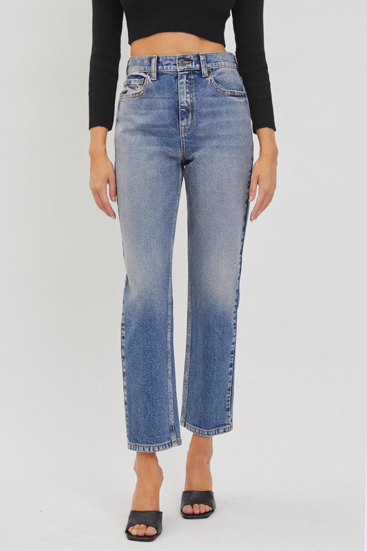 High Rise Straight Jean