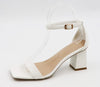 Square Band Strap Chunky Heel