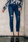 Destructed Ankle Skinny Jean