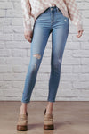 Destructed Ankle Skinny Jean