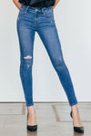 Destructed Ankle Skinny Jean