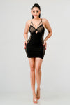 Lace Contour Mini Tank Dress