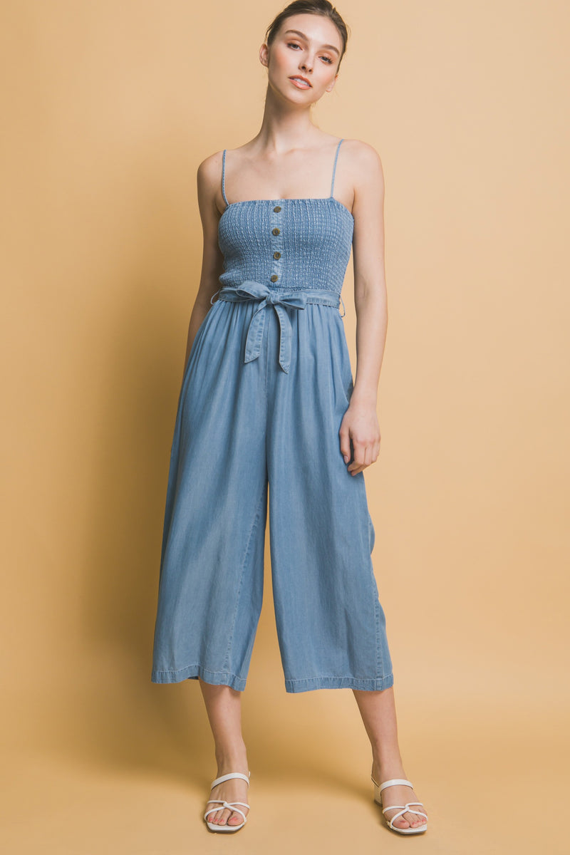 Cami Smocked Jumpsuit