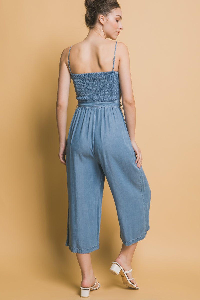 Cami Smocked Jumpsuit