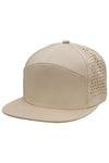 7 Panel Digital Punch Laser Vent Perforated Snapback