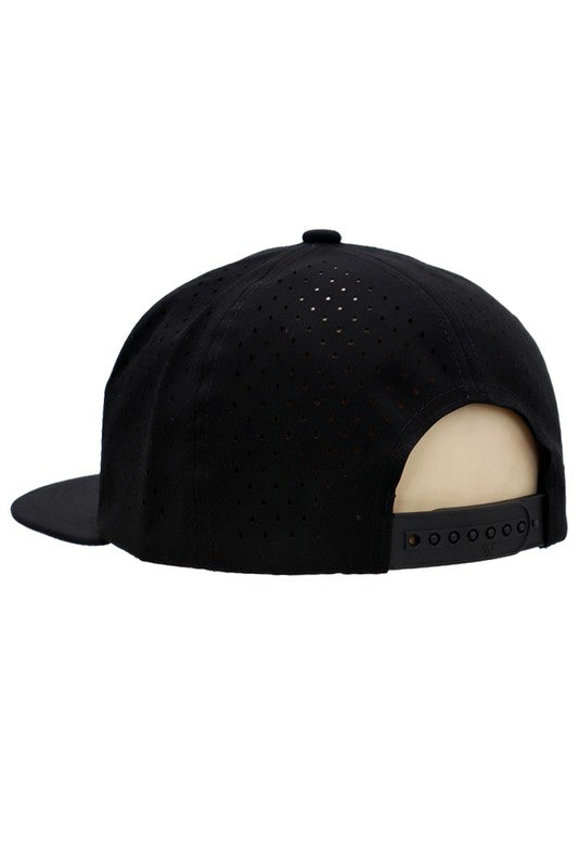 7 Panel Digital Punch Laser Vent Perforated Snapback