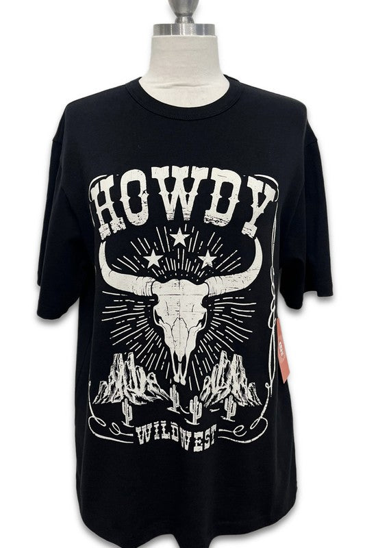 Howdy Wild West Graphic T-Shirt