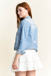Classic Destructed Denim Jacket